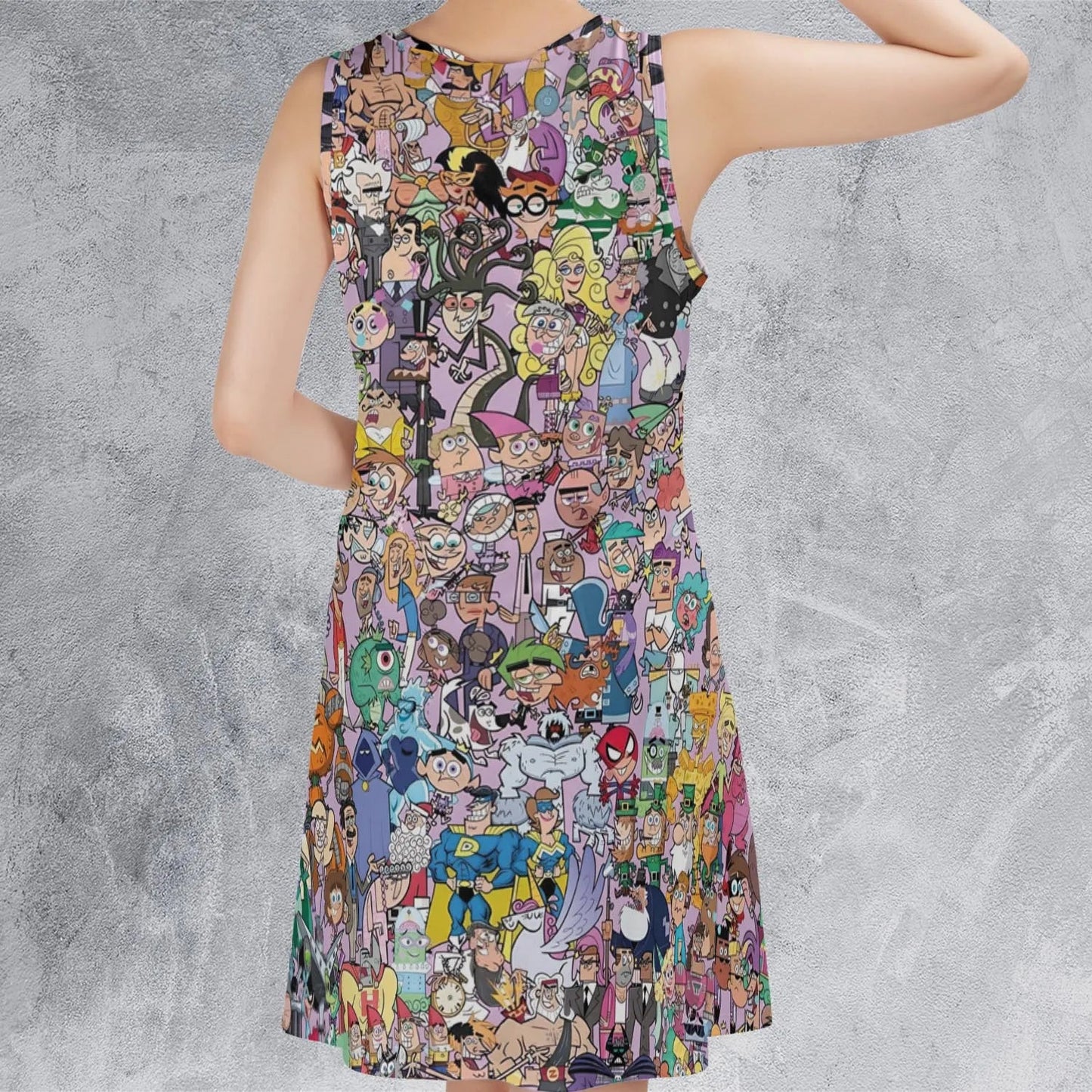 Casual Sleeveless Dress - KT2HSGAK