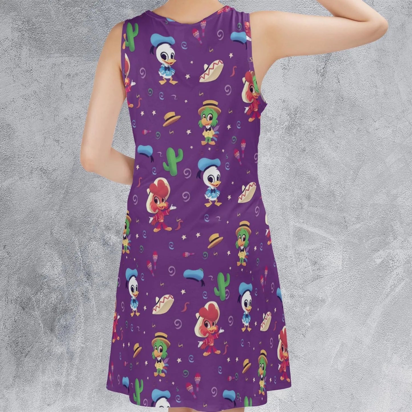 Casual Sleeveless Dress - N7CSRFRJ
