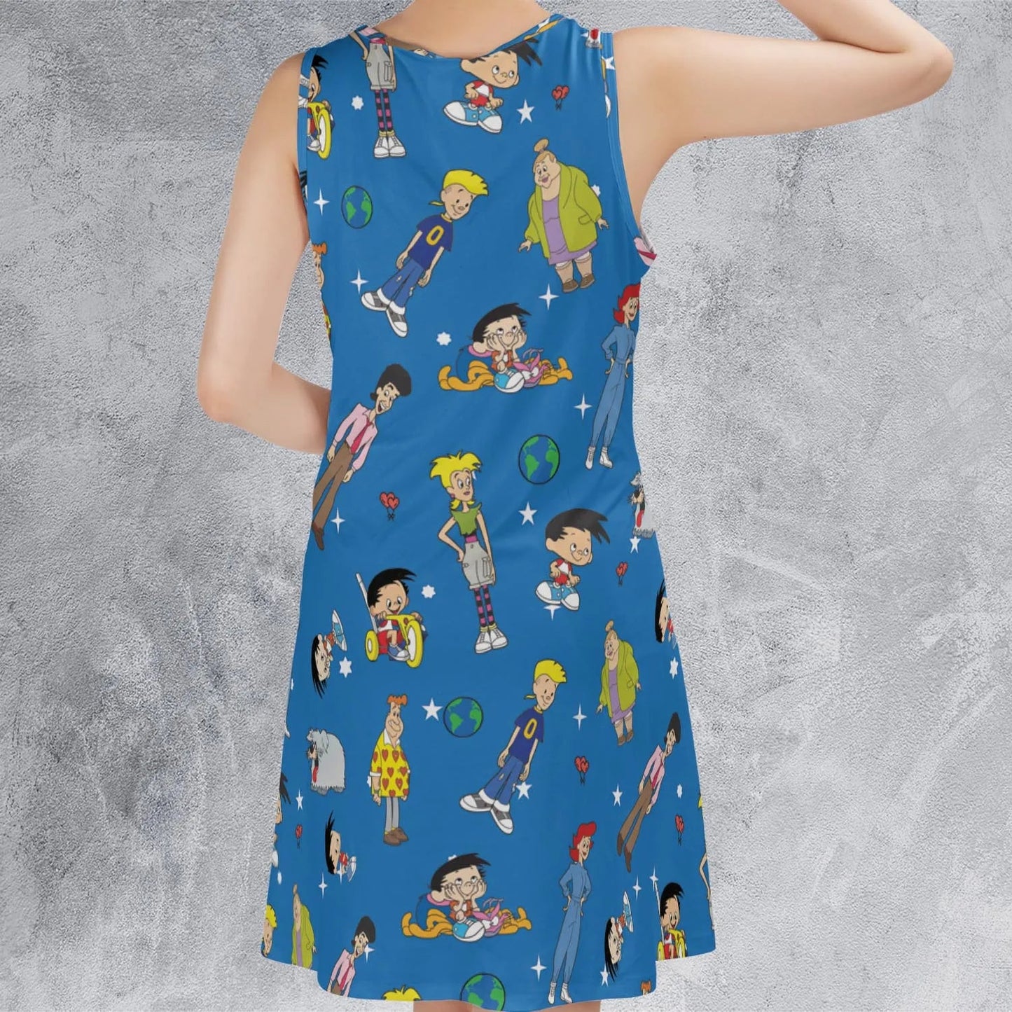 Casual Sleeveless Dress - Z7Z58UAQ