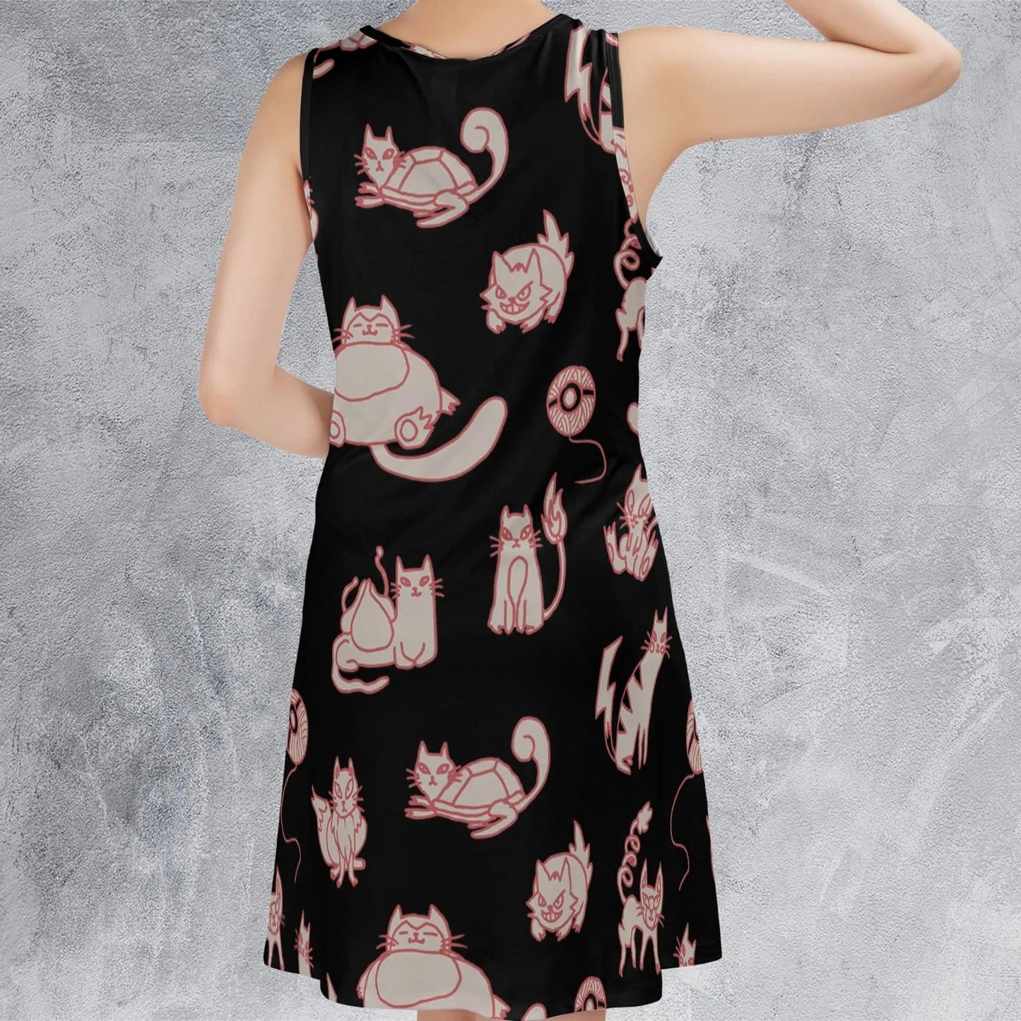 Casual Sleeveless Dress - BGB7W28X