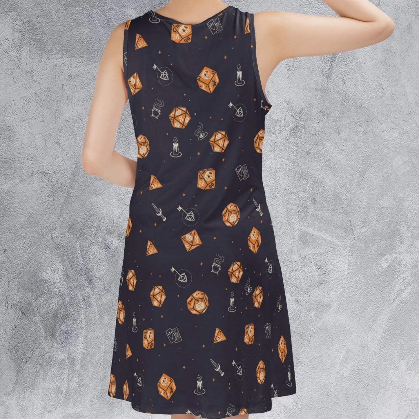 Casual Sleeveless Dress - CD4FJ1FC