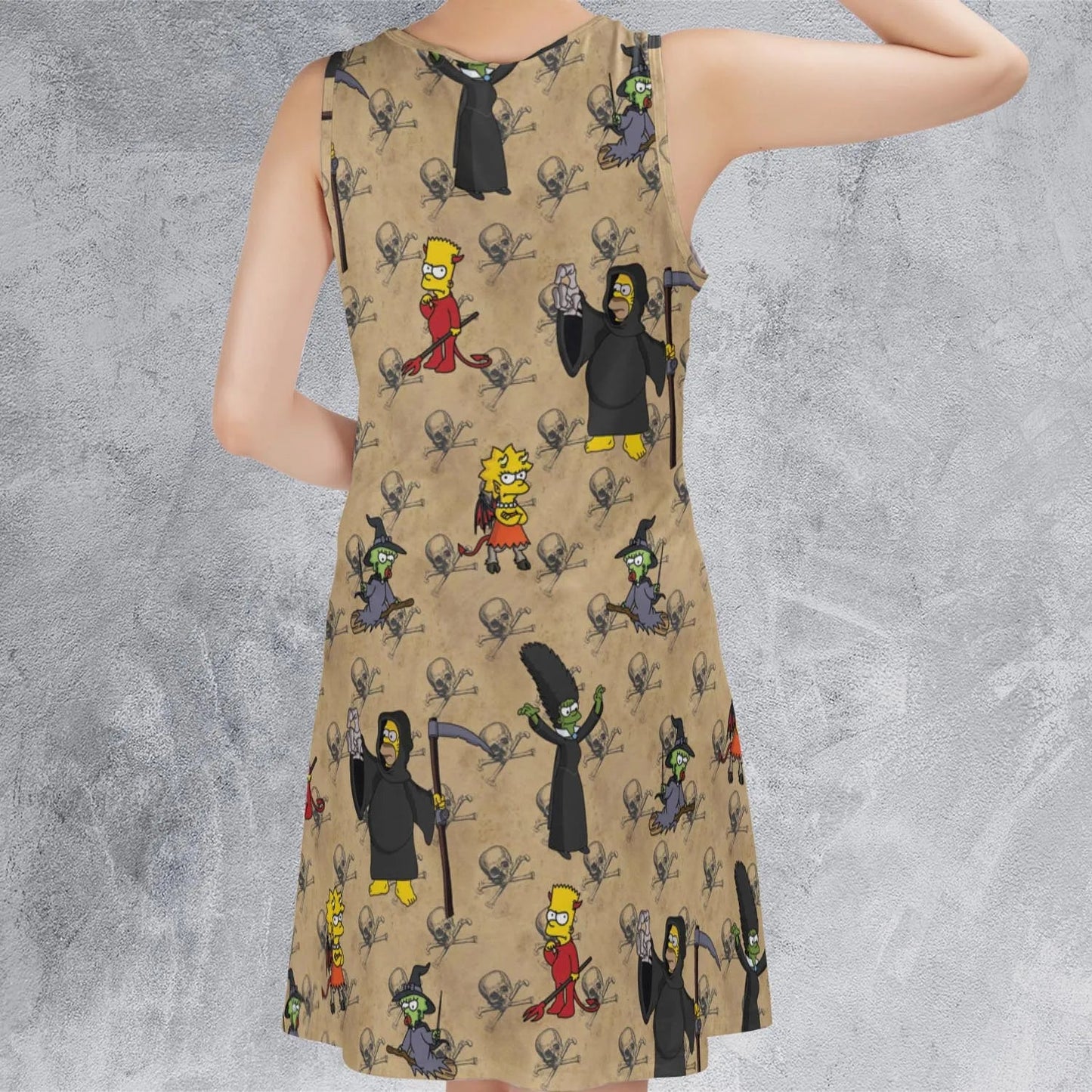 Casual Sleeveless Dress - ZHBLALRP