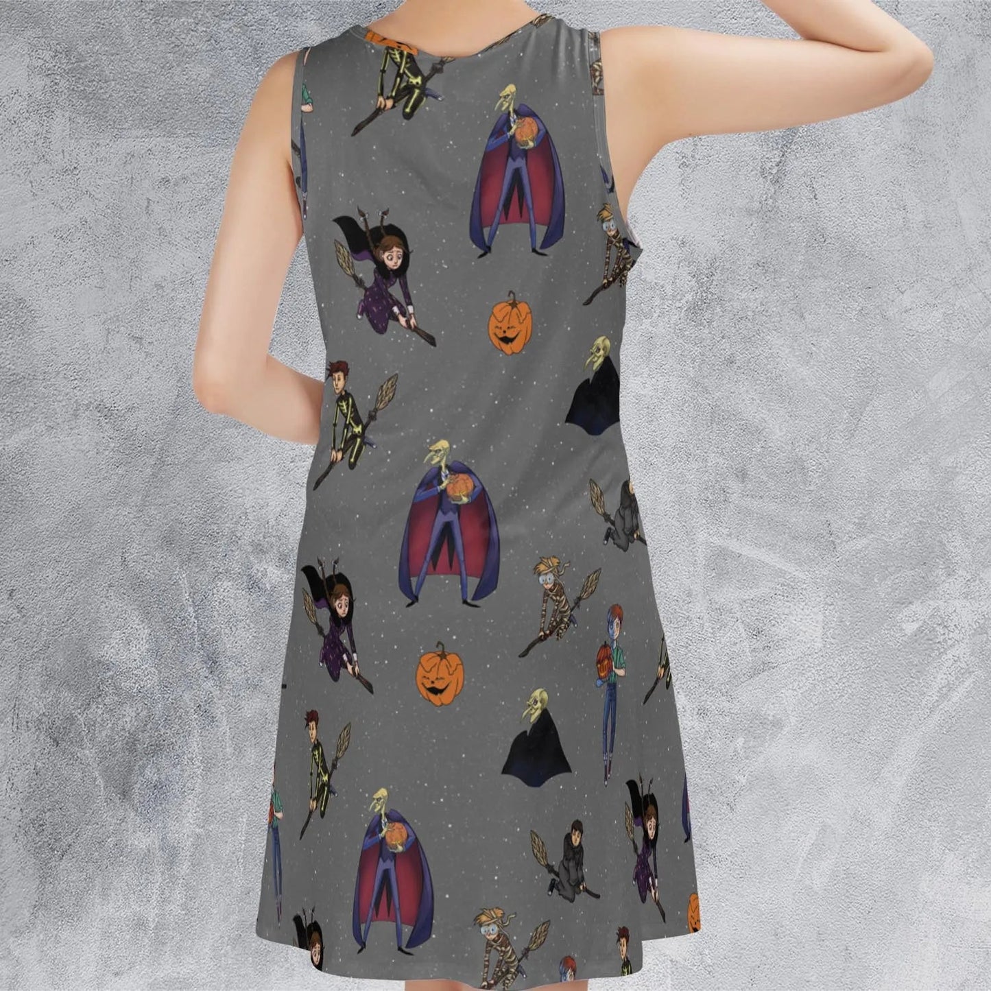 Casual Sleeveless Dress - 5MGBPBYT