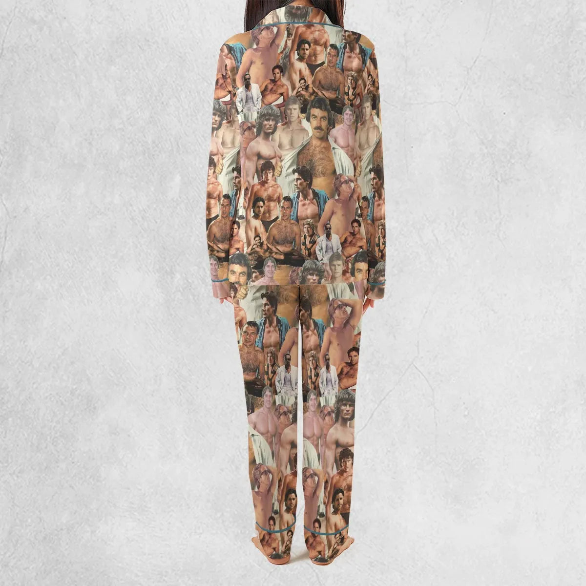 Stretch Long-Sleeve Pajamas Set - R4VQH2L5