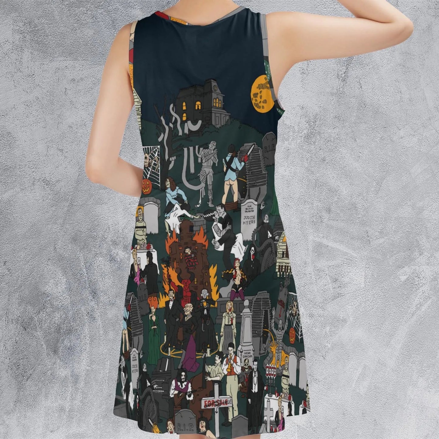 Casual Sleeveless Dress - PBTX1TJ1