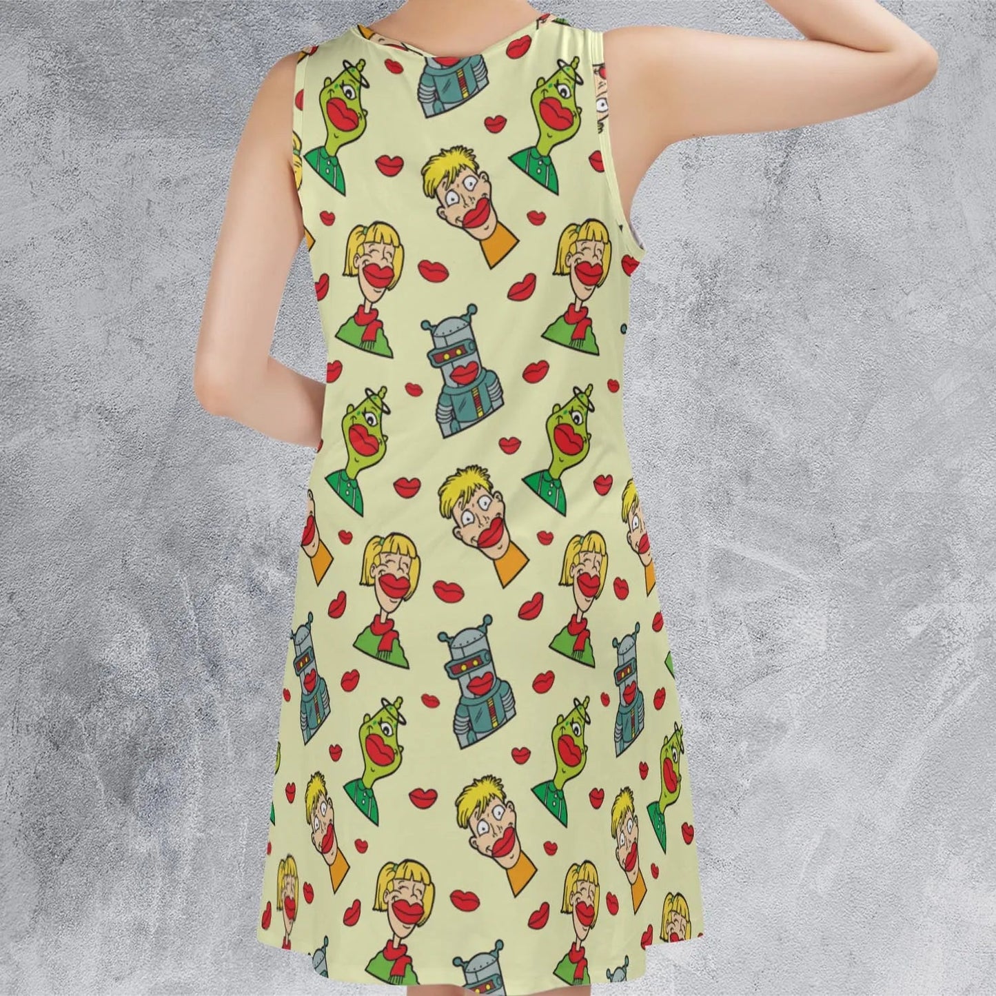Casual Sleeveless Dress - NT9EX9PJ