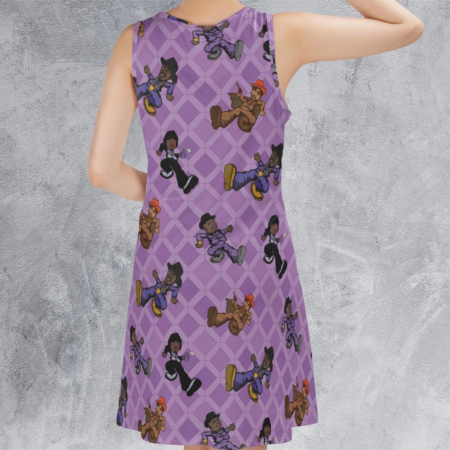 Casual Sleeveless Dress - LGAZF83P