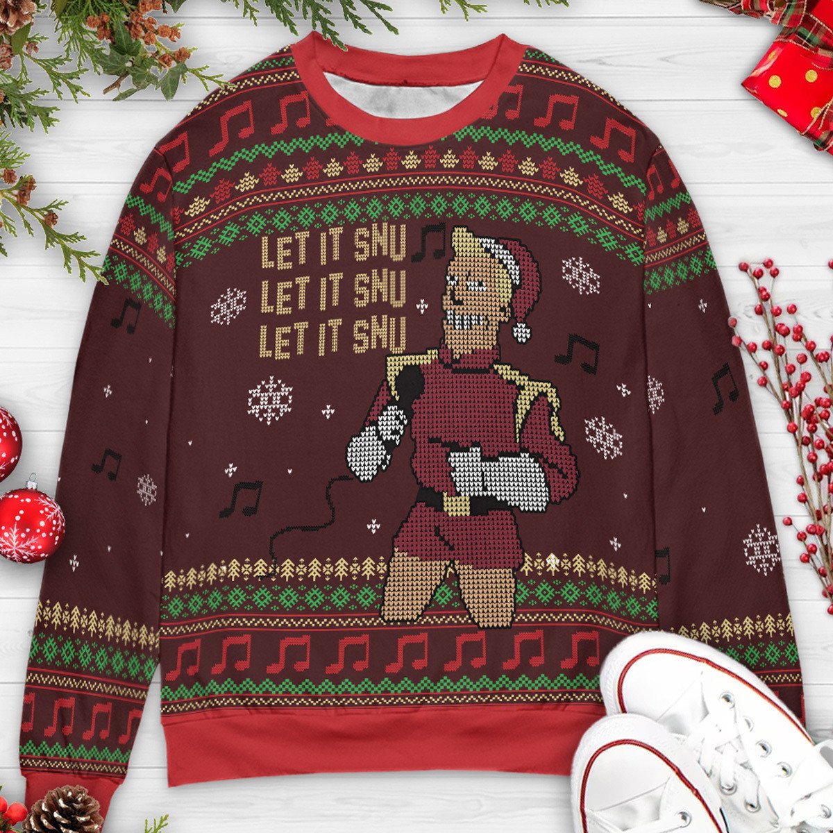 Ugly Christmas Sweatshirt - VYQEQVHS