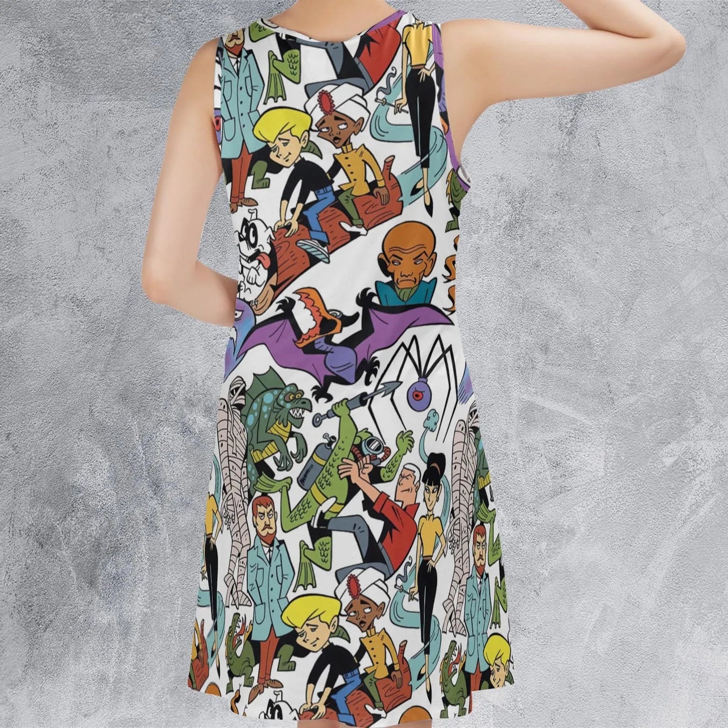Casual Sleeveless Dress - 49JLDNLS