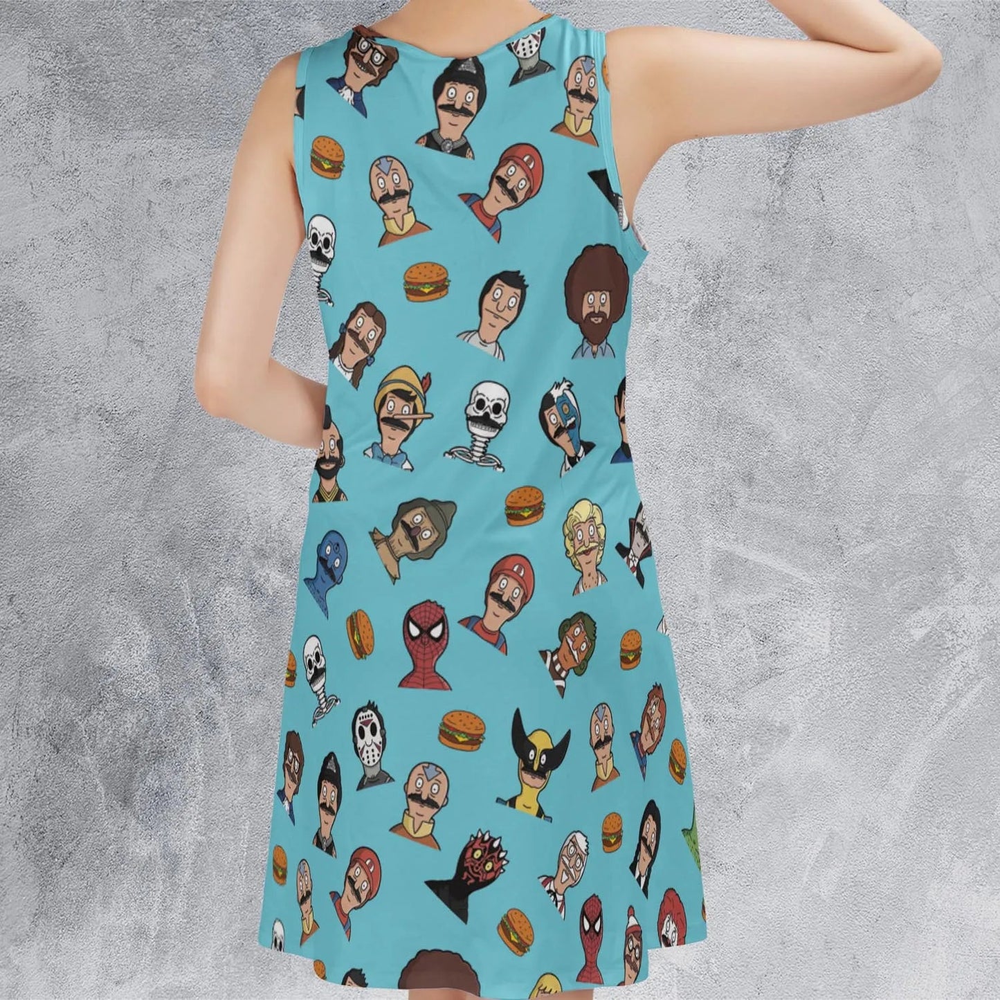 Casual Sleeveless Dress - CR6ZR2Y8