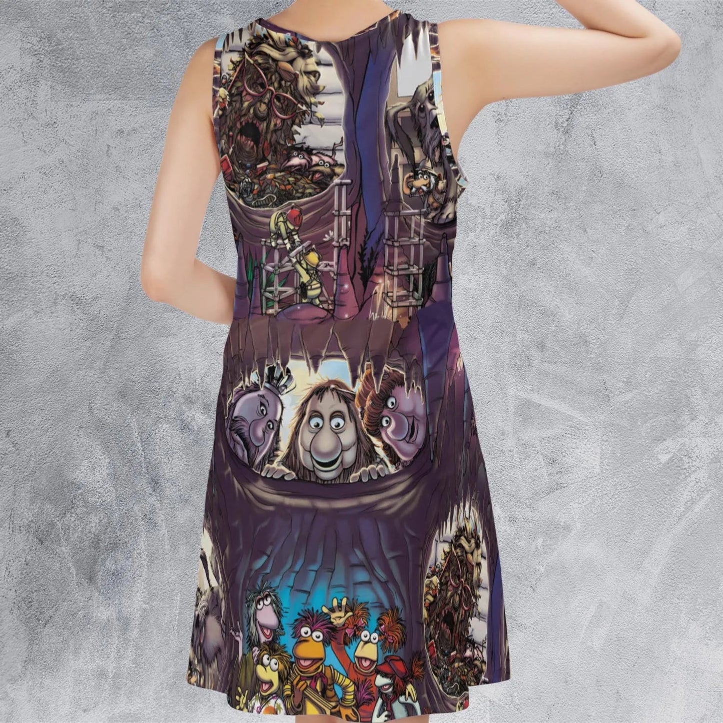 Casual Sleeveless Dress - ZJ745BBU