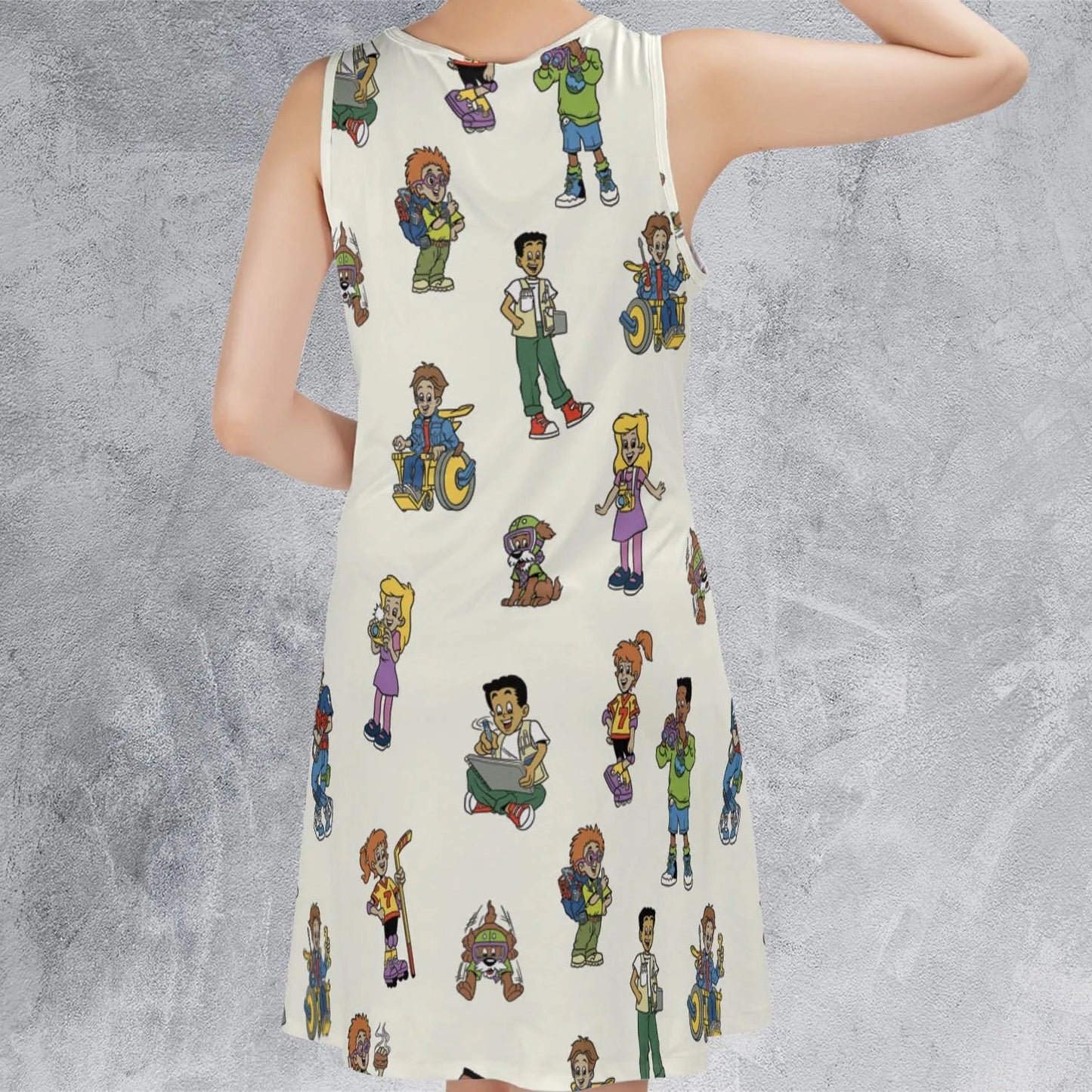 Casual Sleeveless Dress - 4N2AUF2X