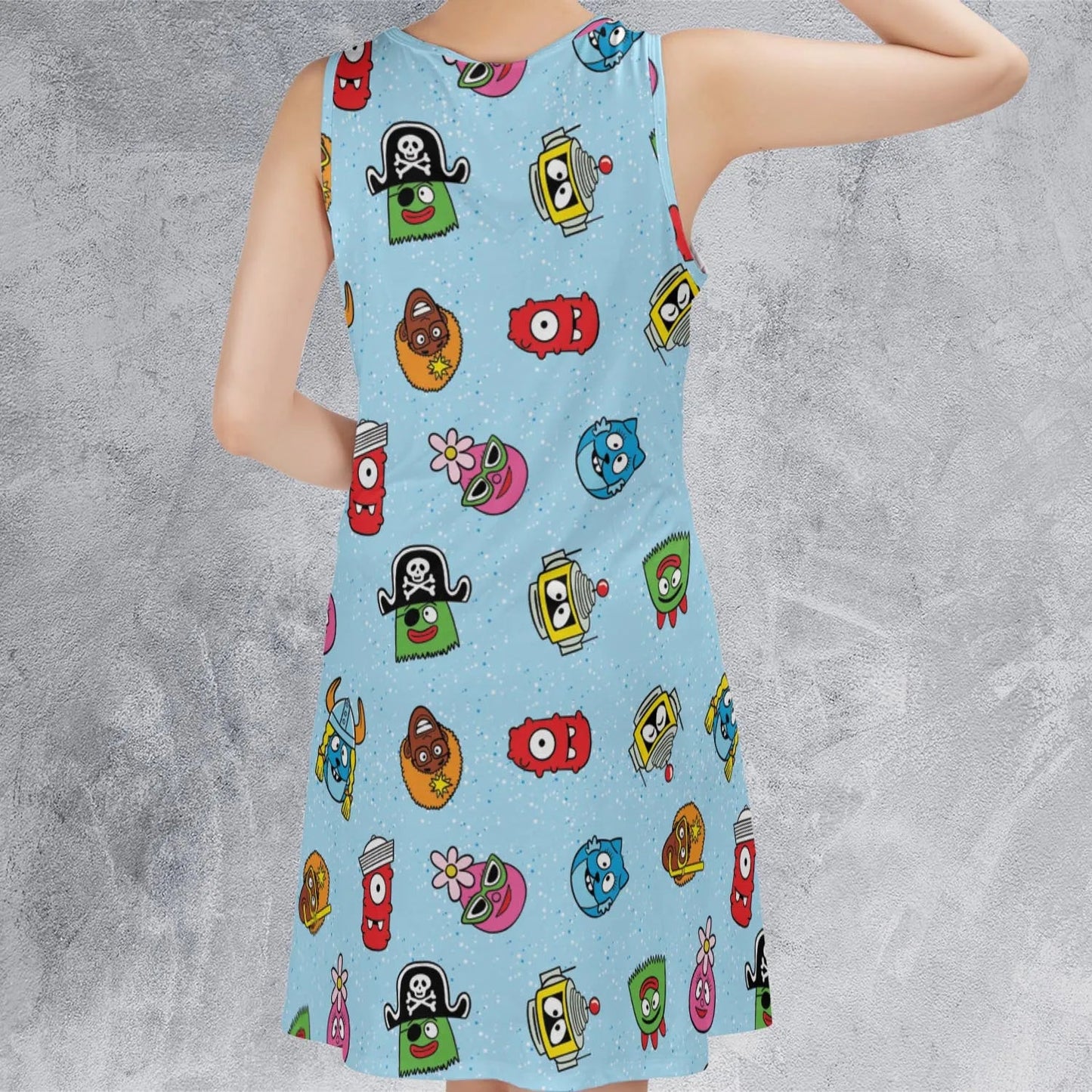 Casual Sleeveless Dress - QK8DKRFV
