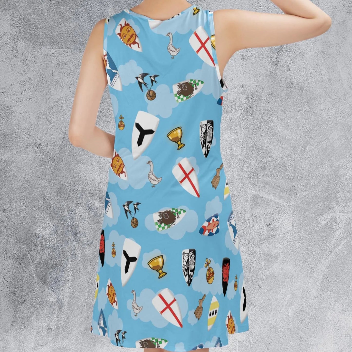 Casual Sleeveless Dress - 4R5WCARQ