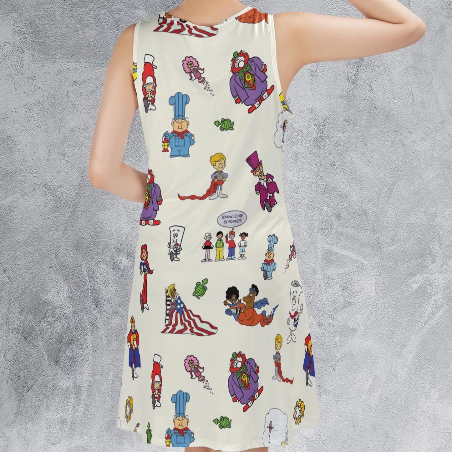 Casual Sleeveless Dress - NMYUMSLR