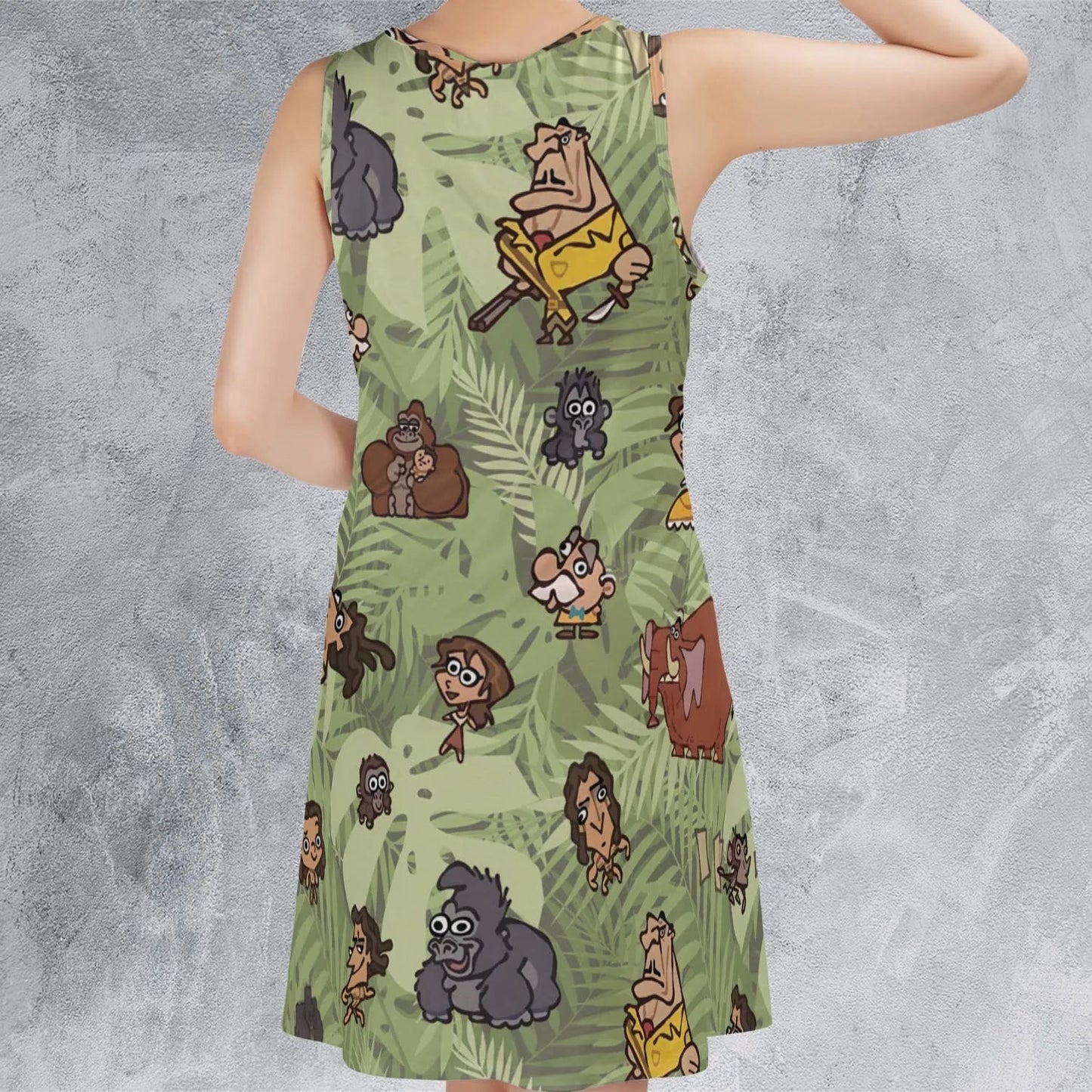 Casual Sleeveless Dress - M85LVQFZ