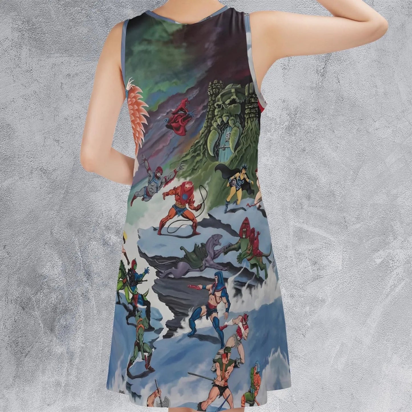 Casual Sleeveless Dress - LM4YAULV