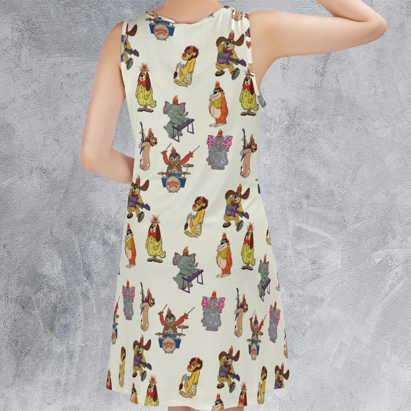 Casual Sleeveless Dress - G3NHT69K