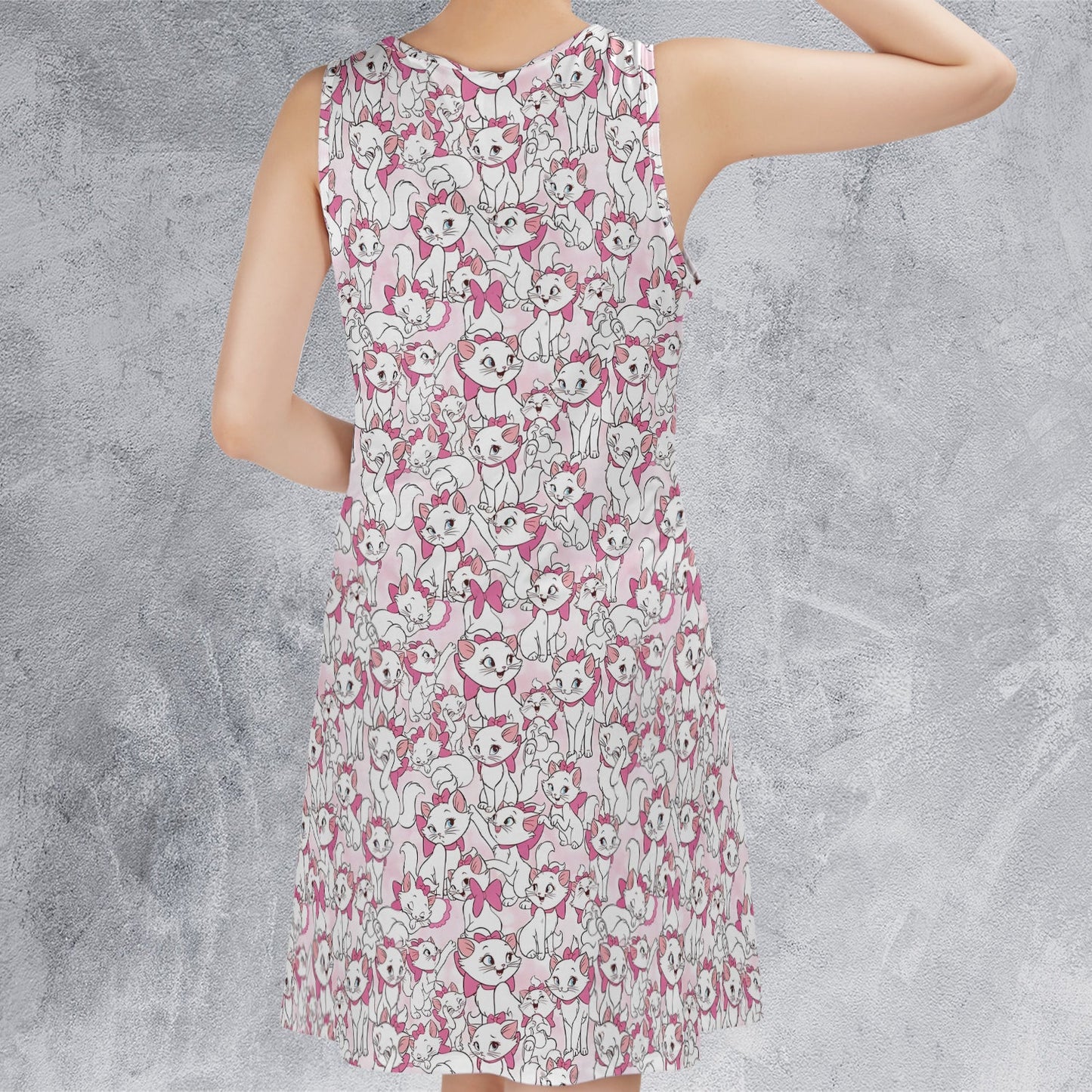 Casual Sleeveless Dress - S6J6A74D