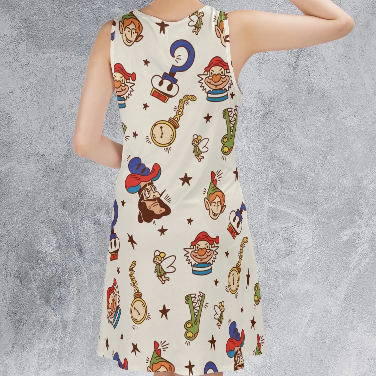 Casual Sleeveless Dress - WHQKZMLC