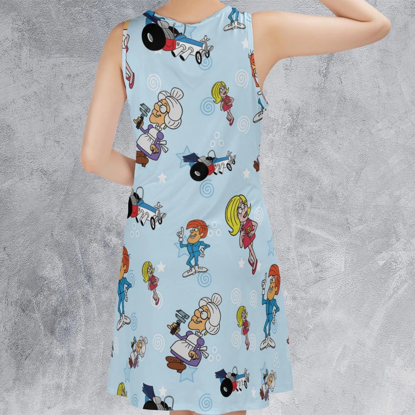 Casual Sleeveless Dress - RRKCVUZ2
