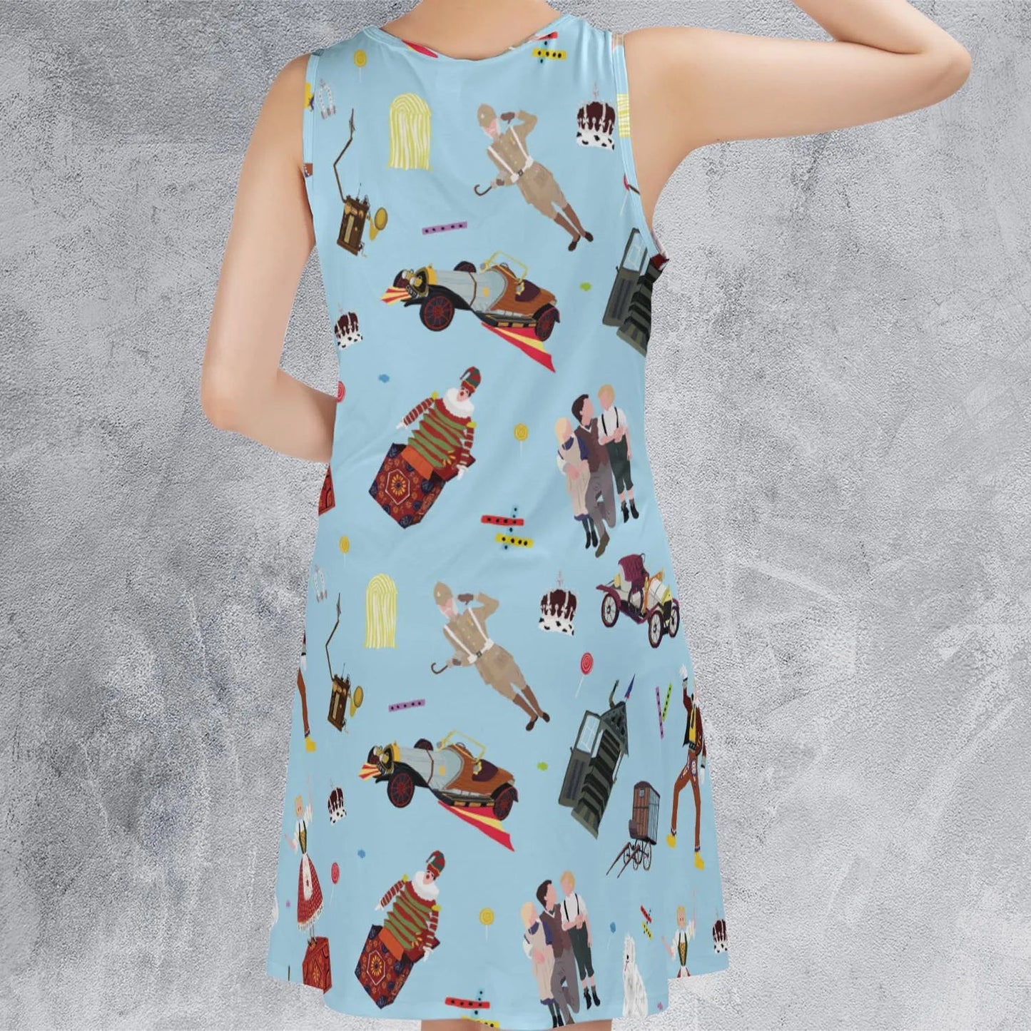 Casual Sleeveless Dress - 2261LAK1