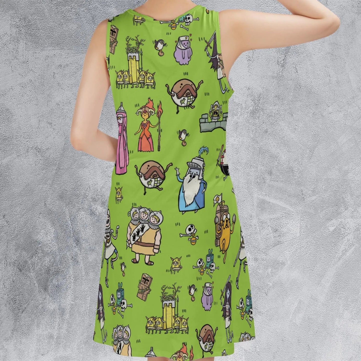 Casual Sleeveless Dress - XBNPEWPW
