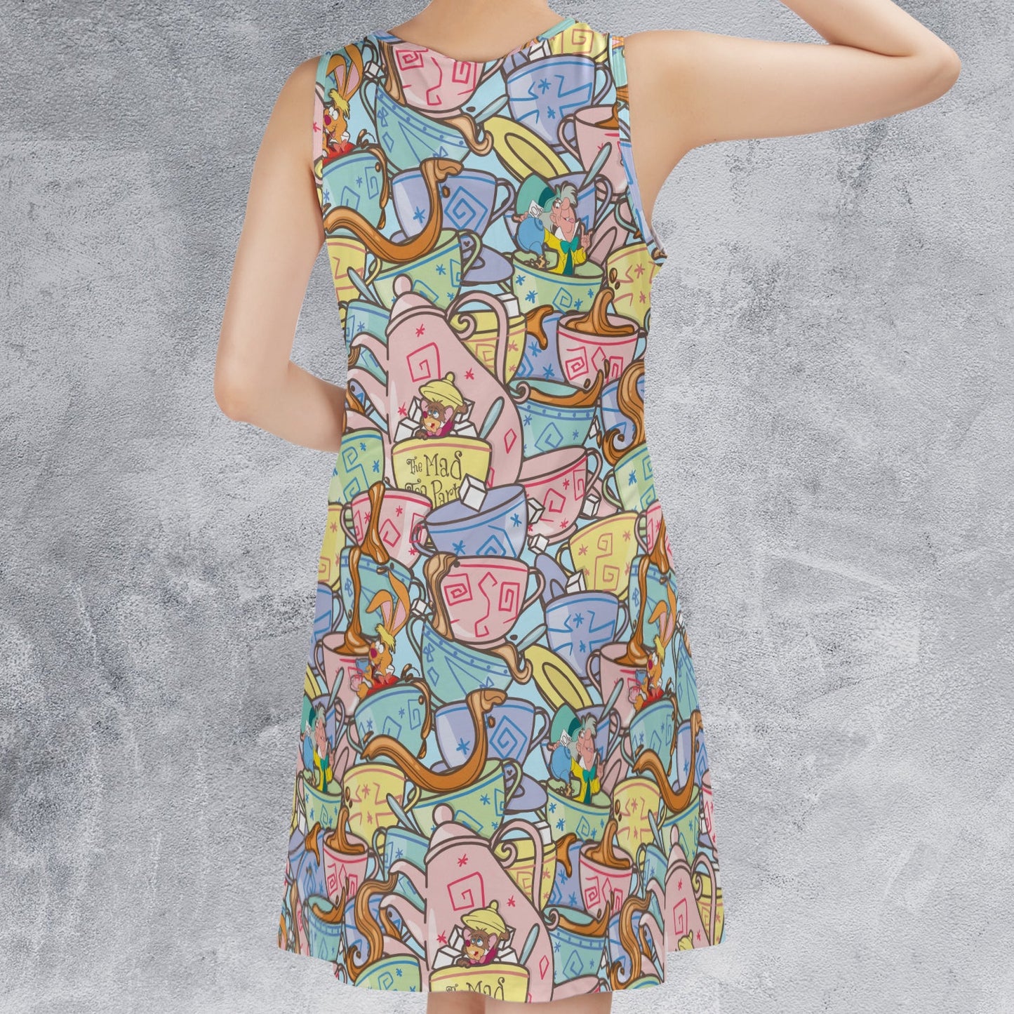 Casual Sleeveless Dress - NUGXFD86