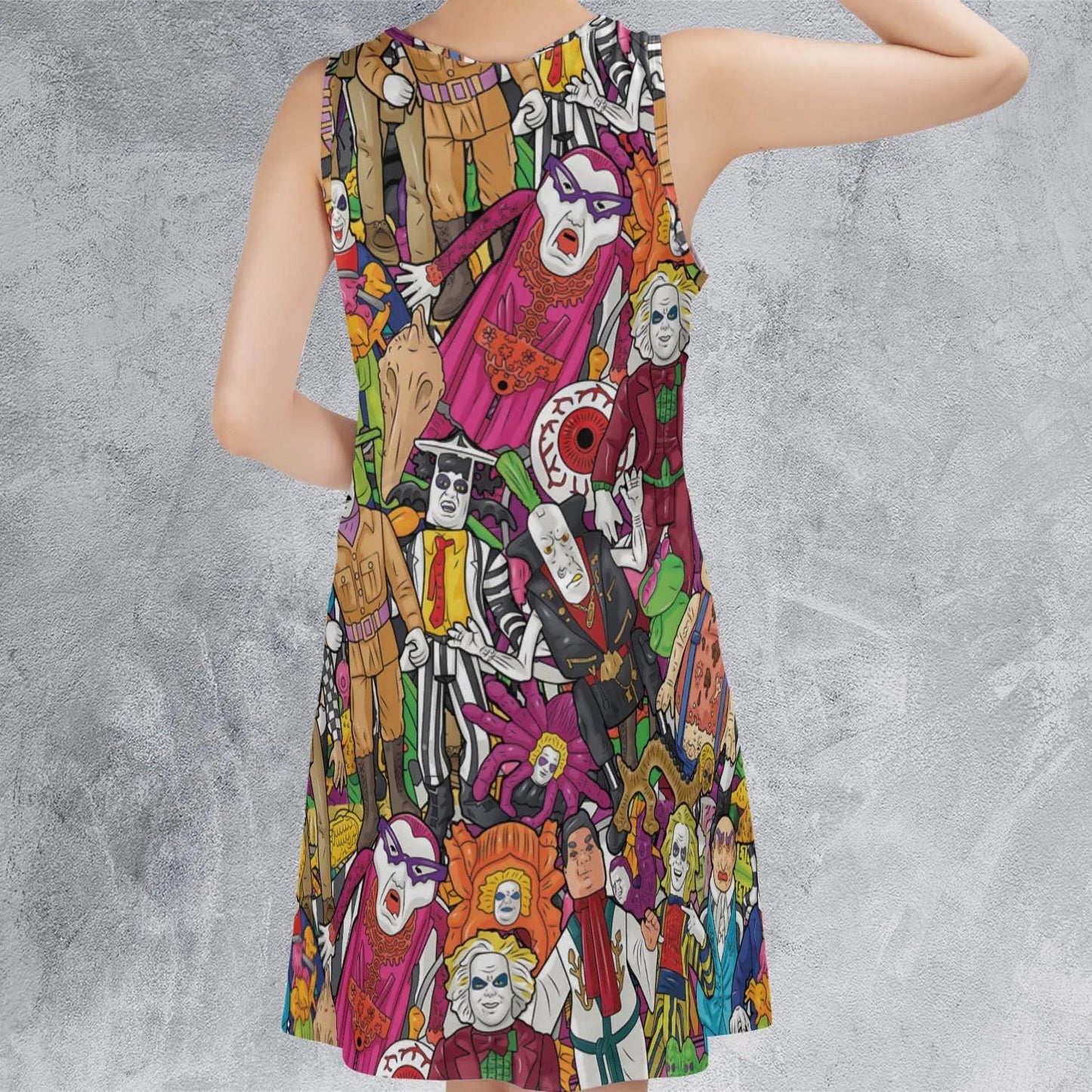 Casual Sleeveless Dress - HPAELG7Y