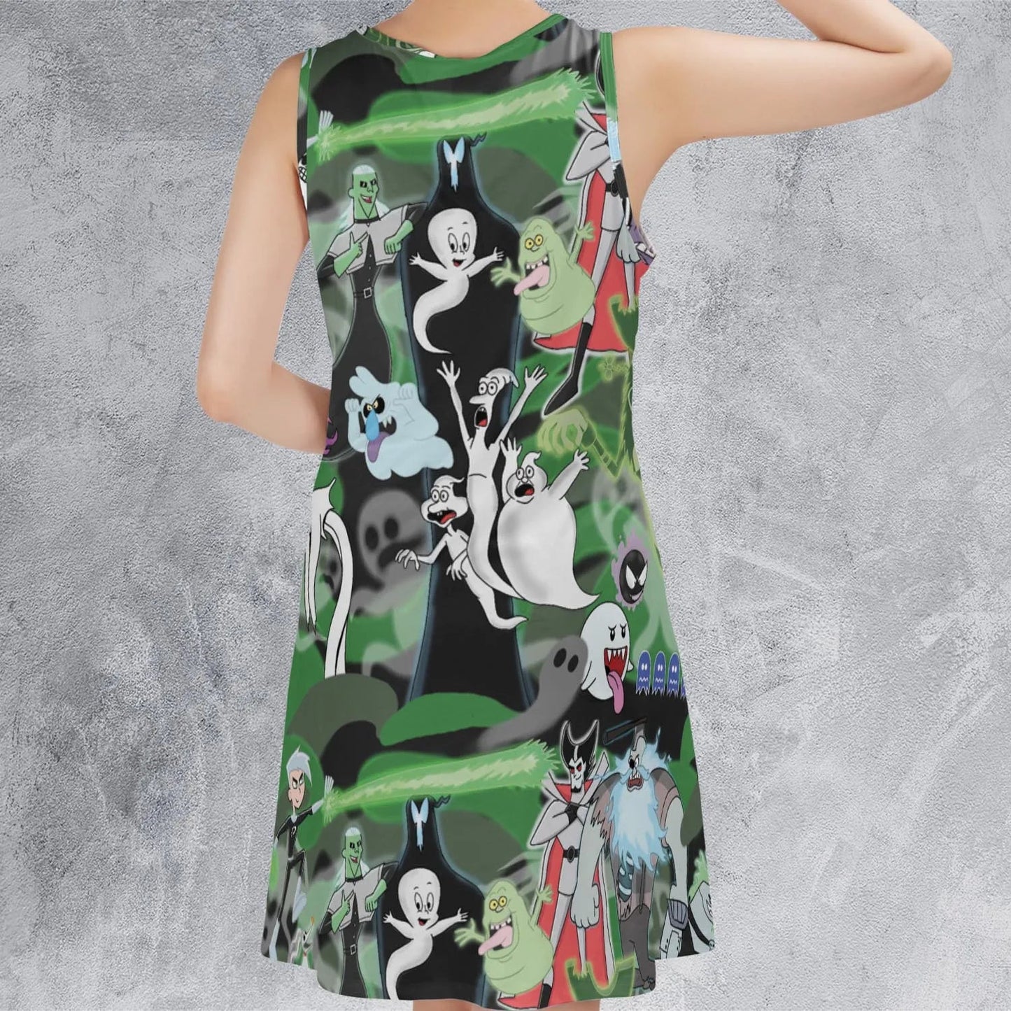 Casual Sleeveless Dress - J1YGVMLG
