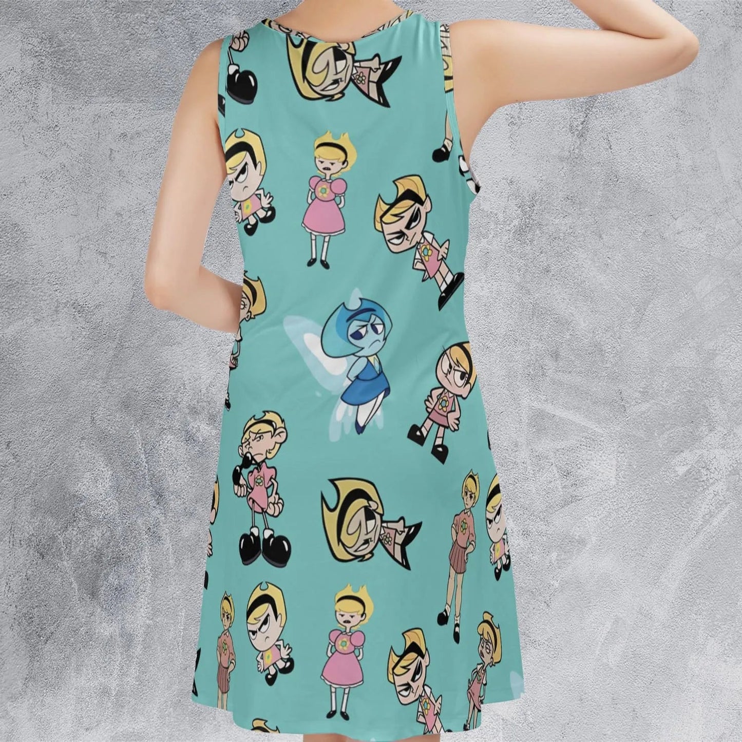 Casual Sleeveless Dress - 4AJAXMPB