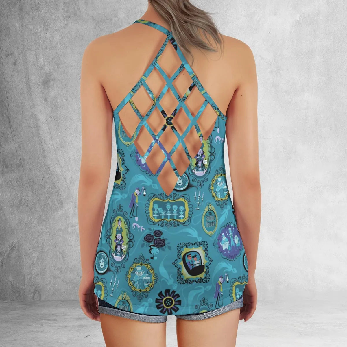 Lattice Back Tank Top - XSNPDT5T