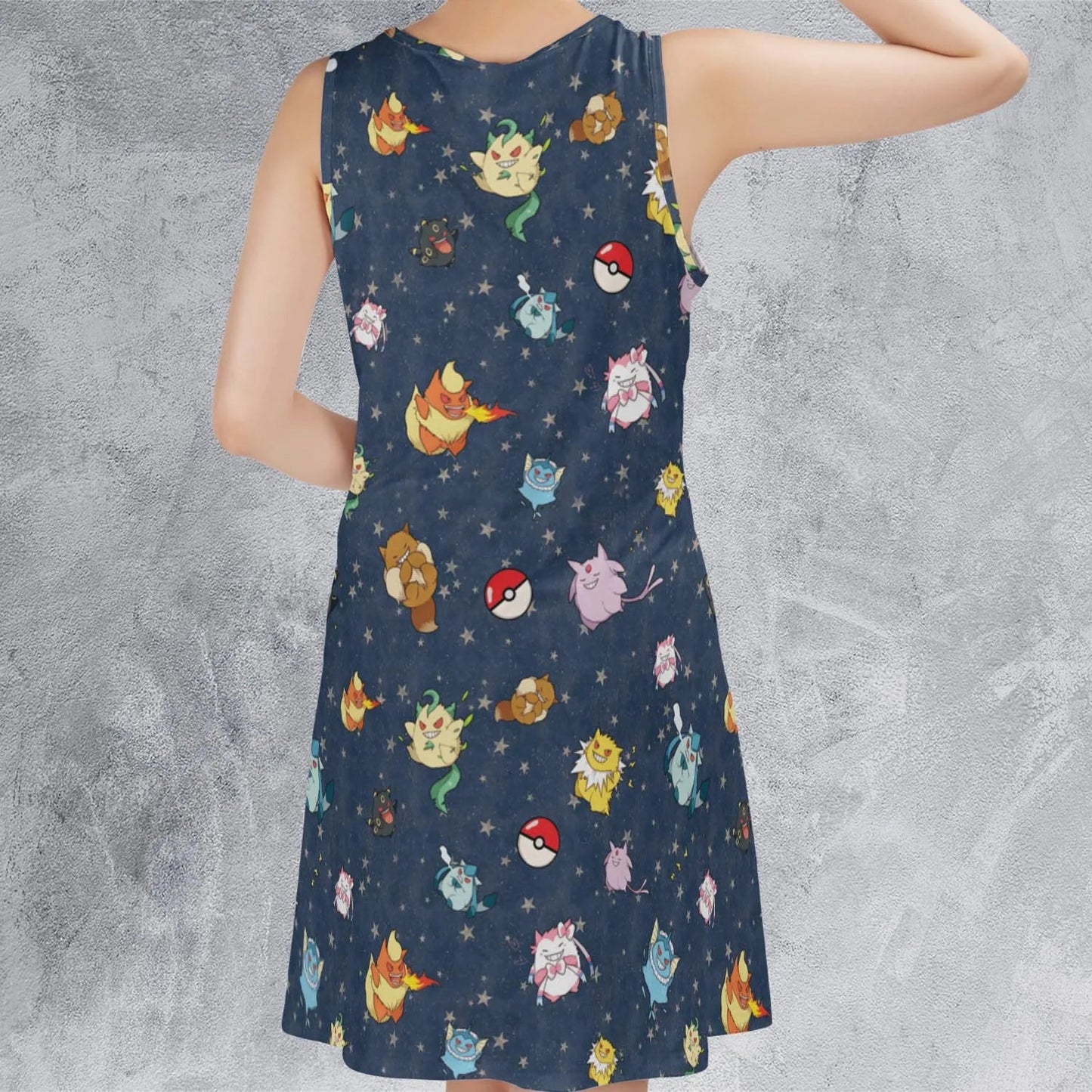 Casual Sleeveless Dress - 78LST6ZZ