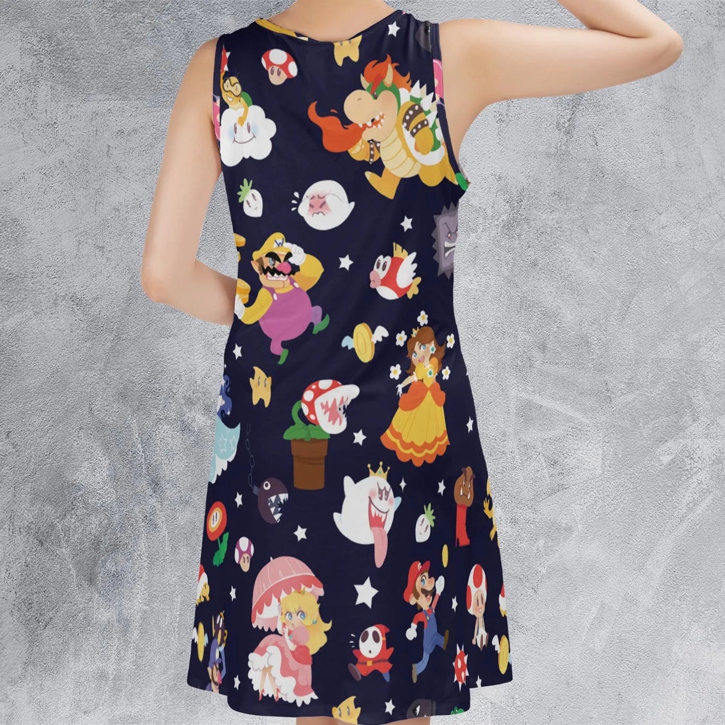 Casual Sleeveless Dress - XVKTF7M3