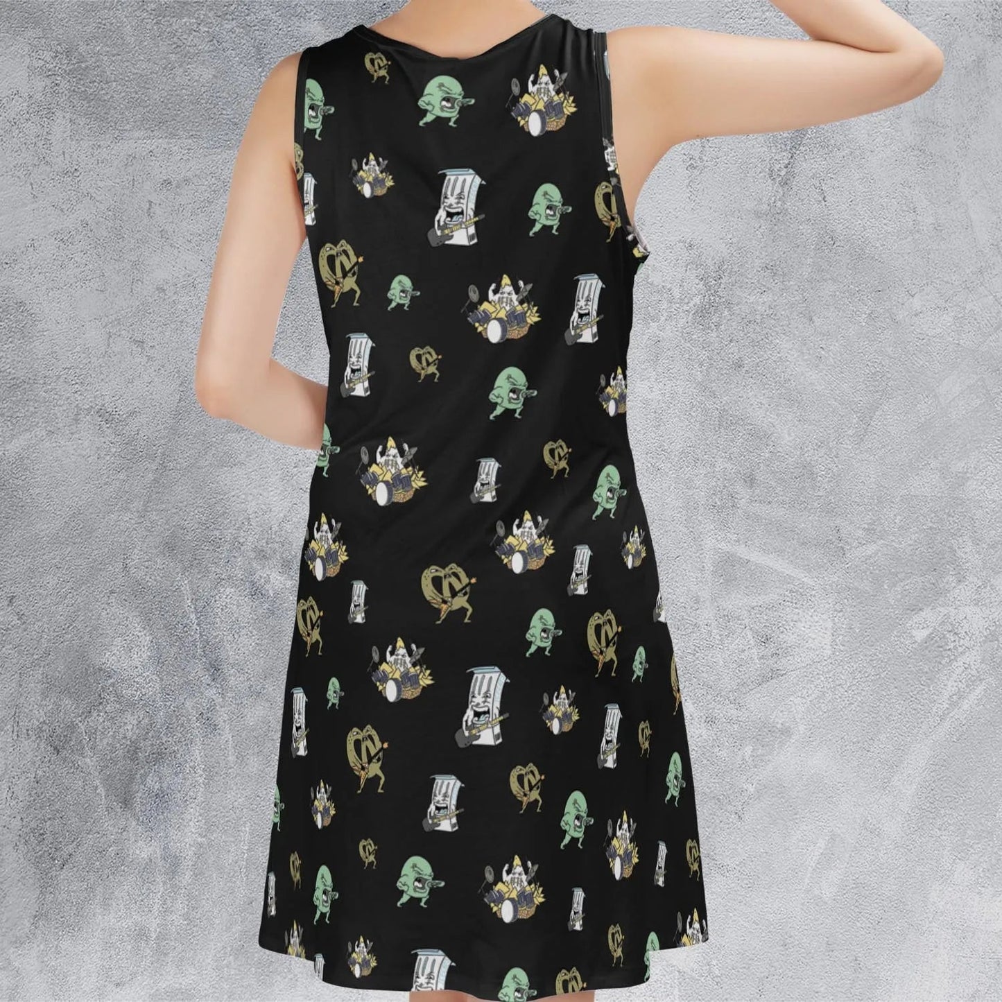 Casual Sleeveless Dress - BR9Z5WZJ