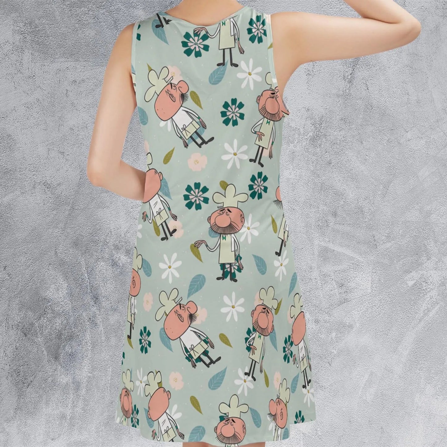 Casual Sleeveless Dress - CXNZ3MFB