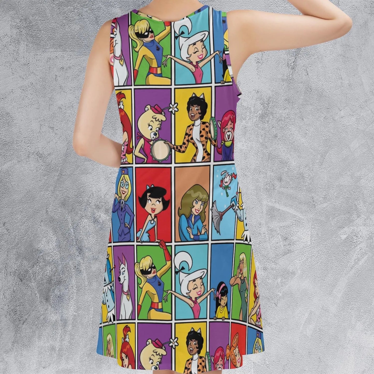 Casual Sleeveless Dress - ZM4Q37DT