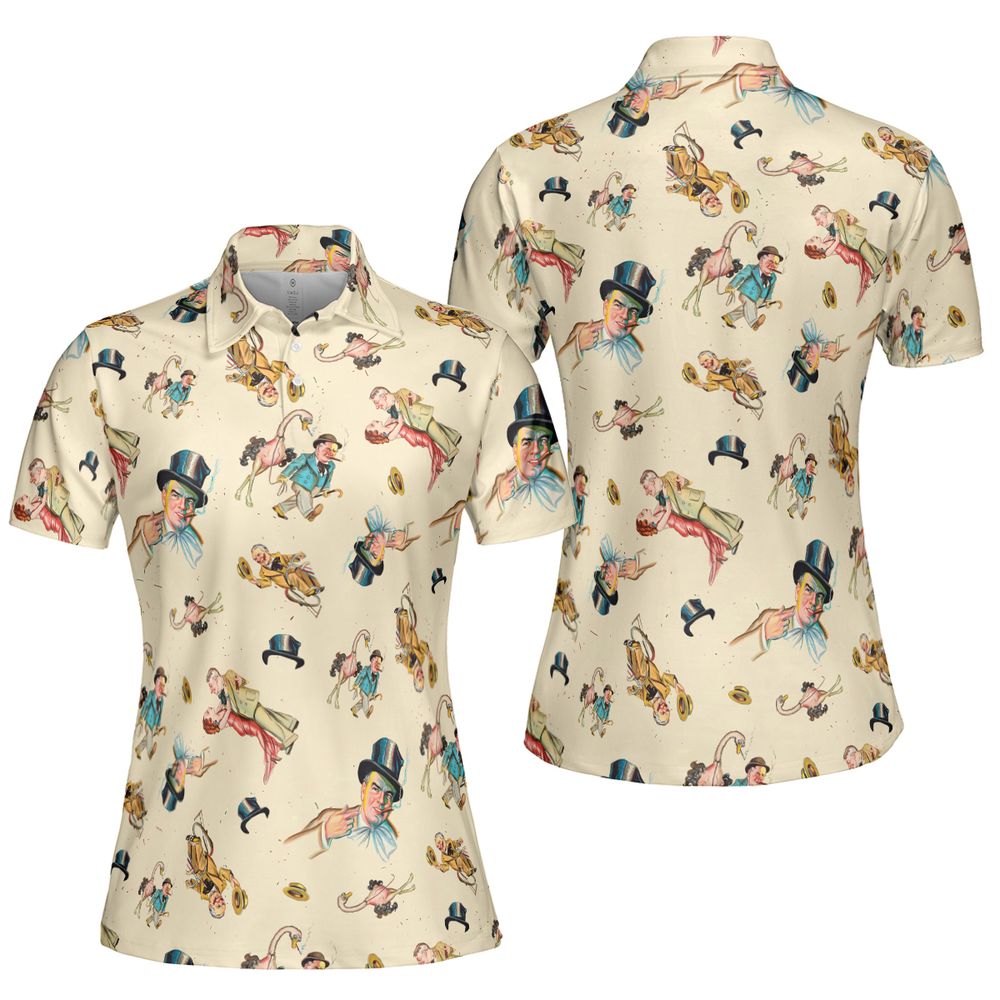 AOP Men/Women Polo Shirt - 4ZM54E4P - - 5