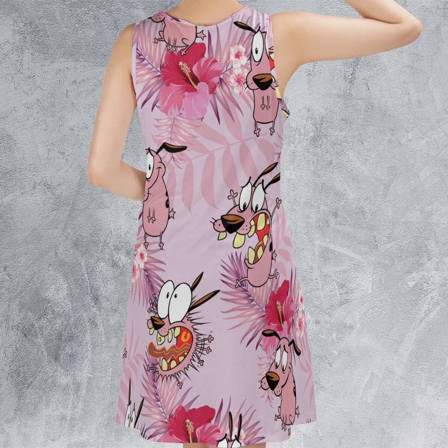 Casual Sleeveless Dress - FL34T3P1