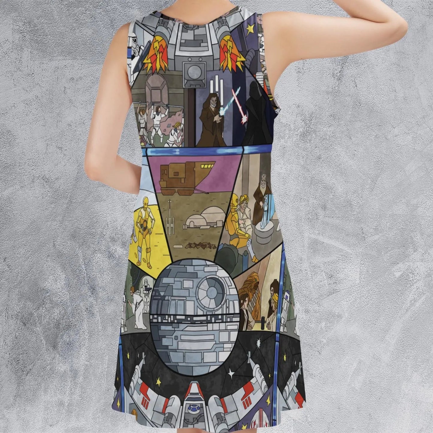 Casual Sleeveless Dress - GLWMUKTU