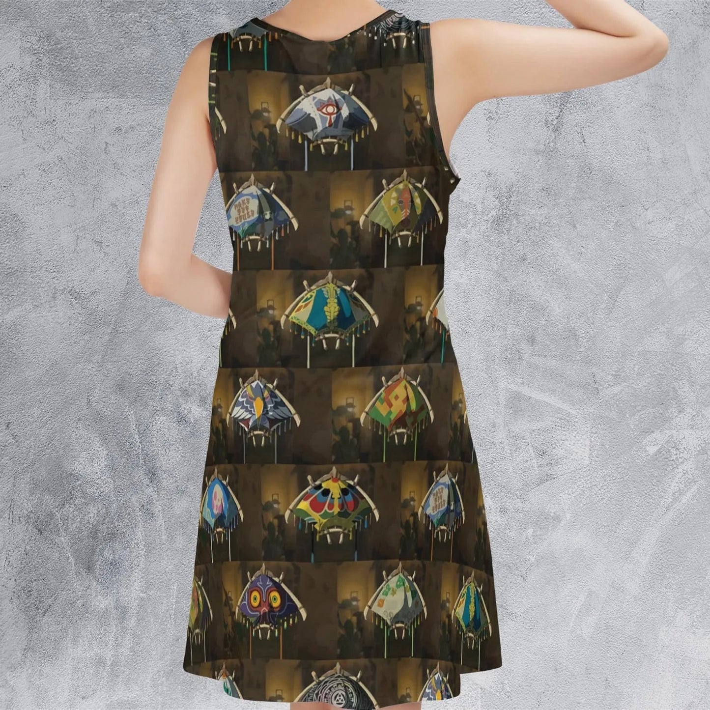 Casual Sleeveless Dress - TTVL7N6E