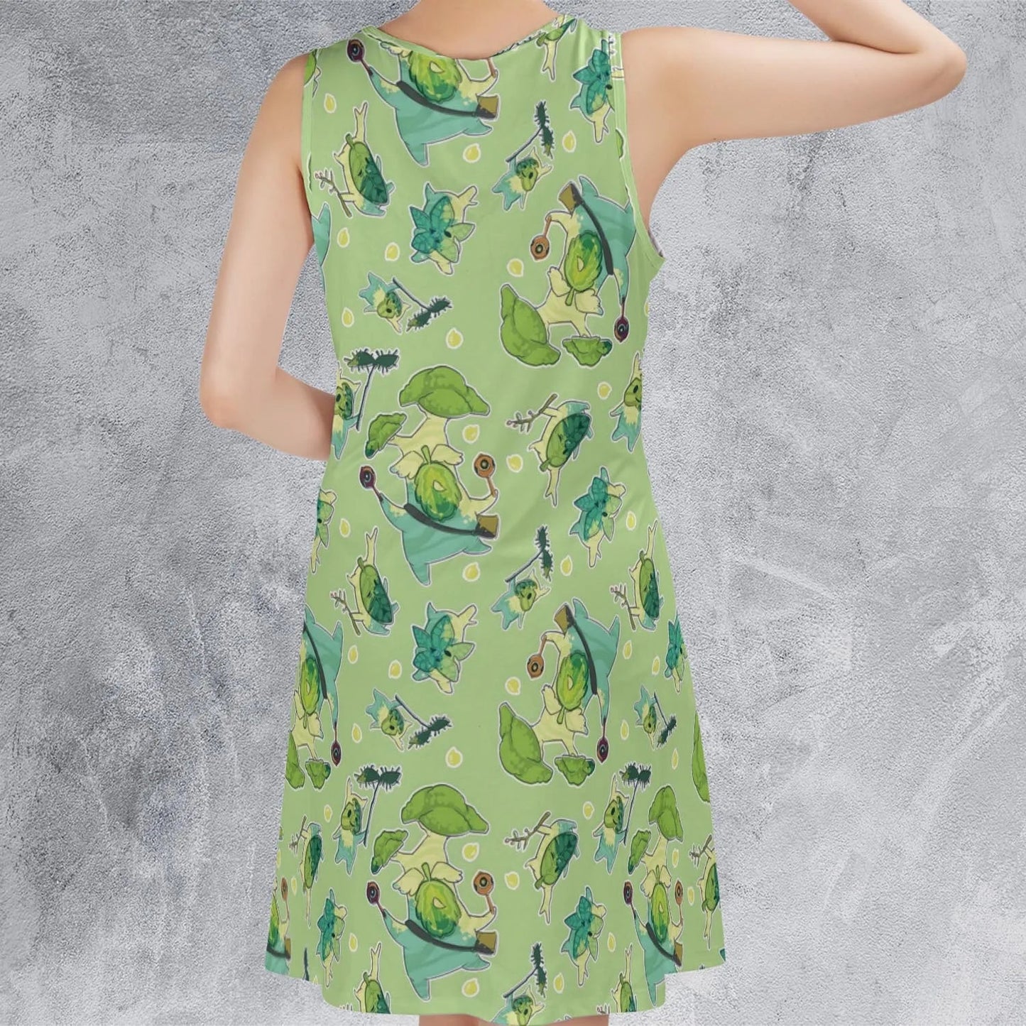 Casual Sleeveless Dress - CDU7WNK8