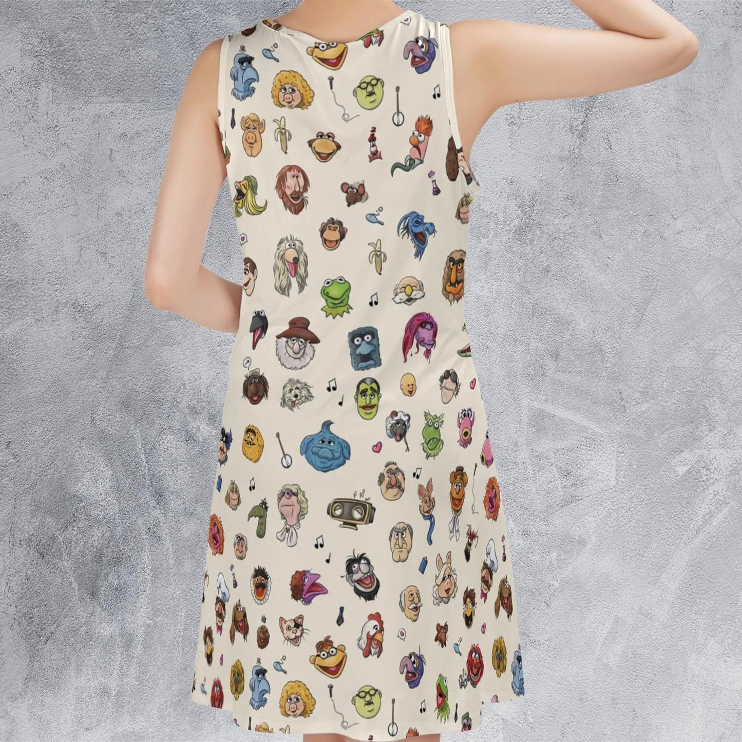 Casual Sleeveless Dress - DHRXD247