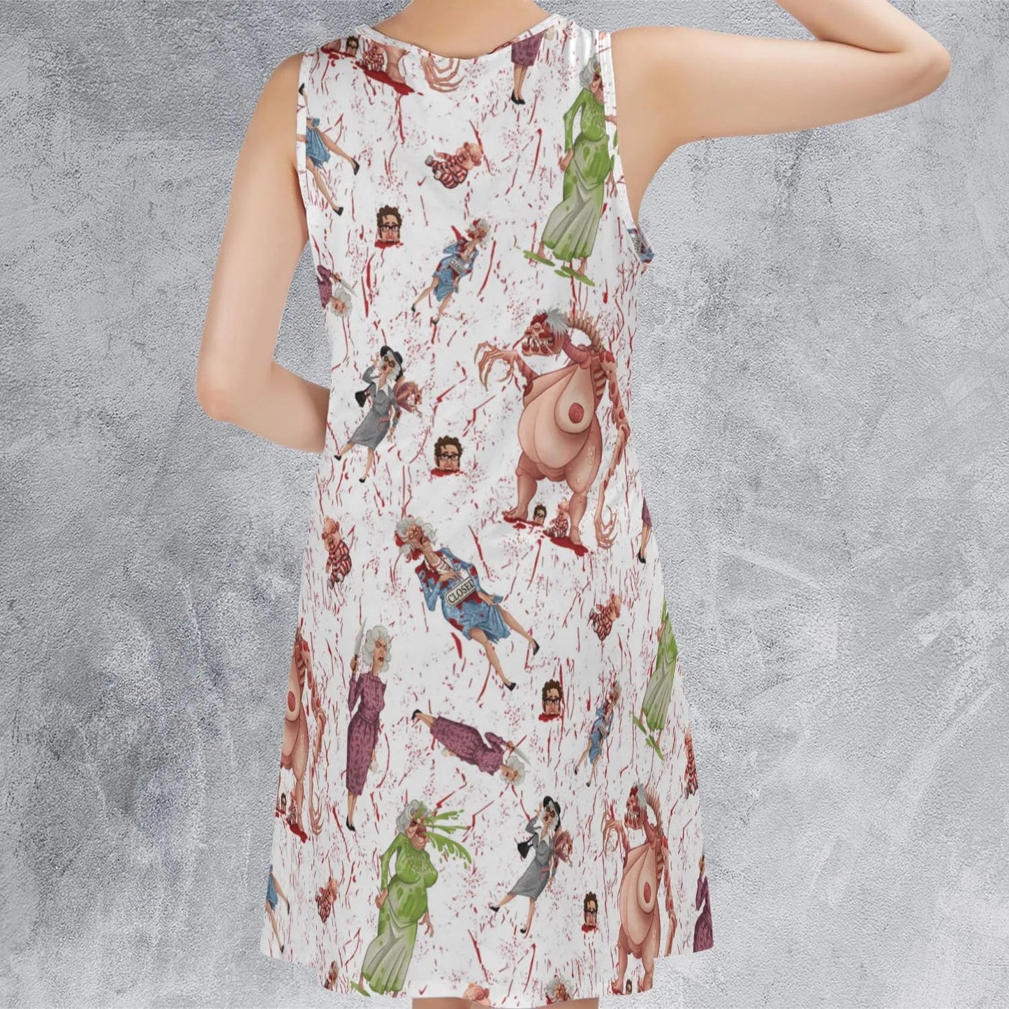 Casual Sleeveless Dress - 53U41QF3
