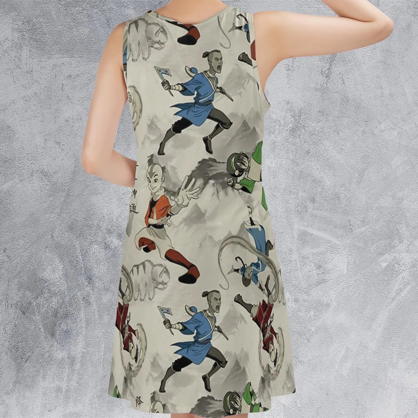 Casual Sleeveless Dress - T6BBUYVD