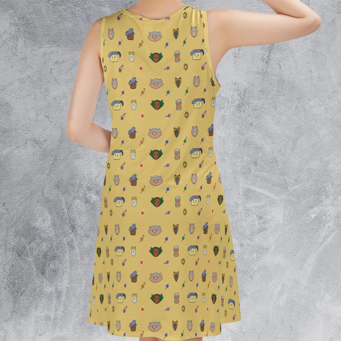 Casual Sleeveless Dress - QVALMH7W