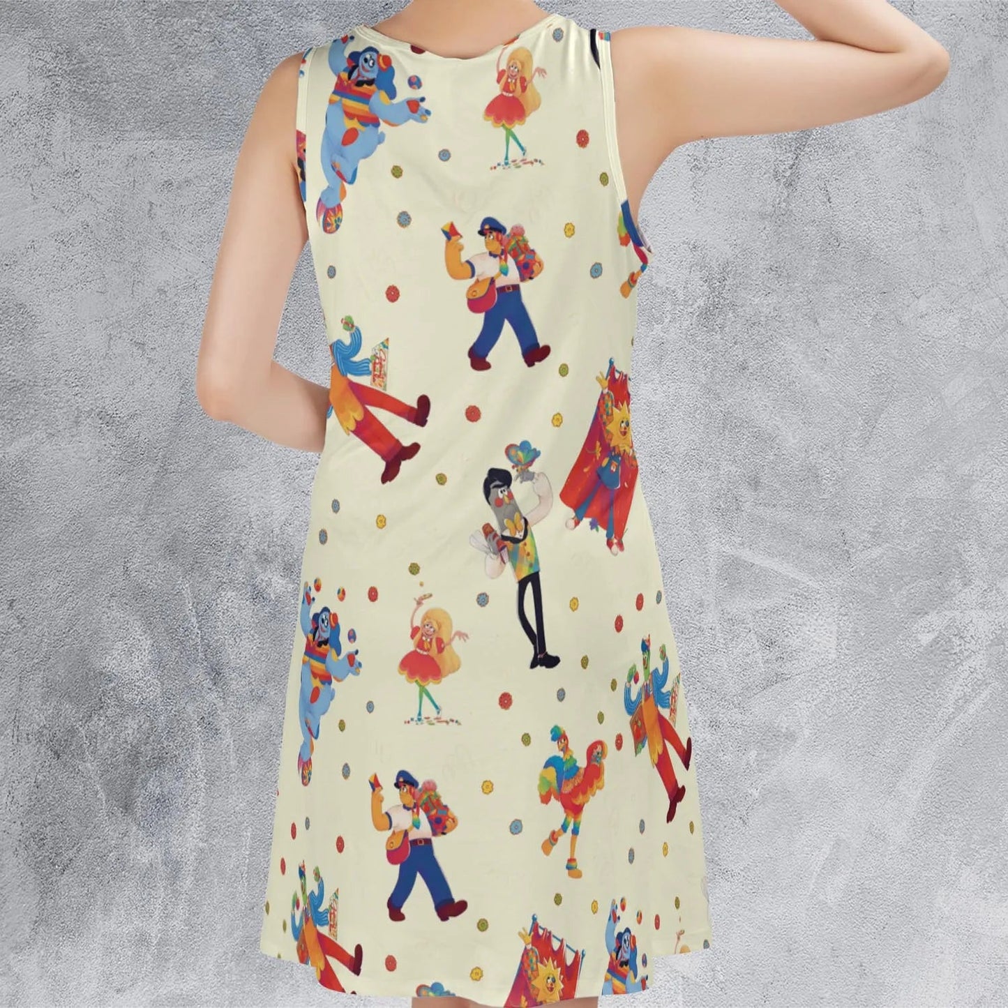 Casual Sleeveless Dress - MDLTEE3Q
