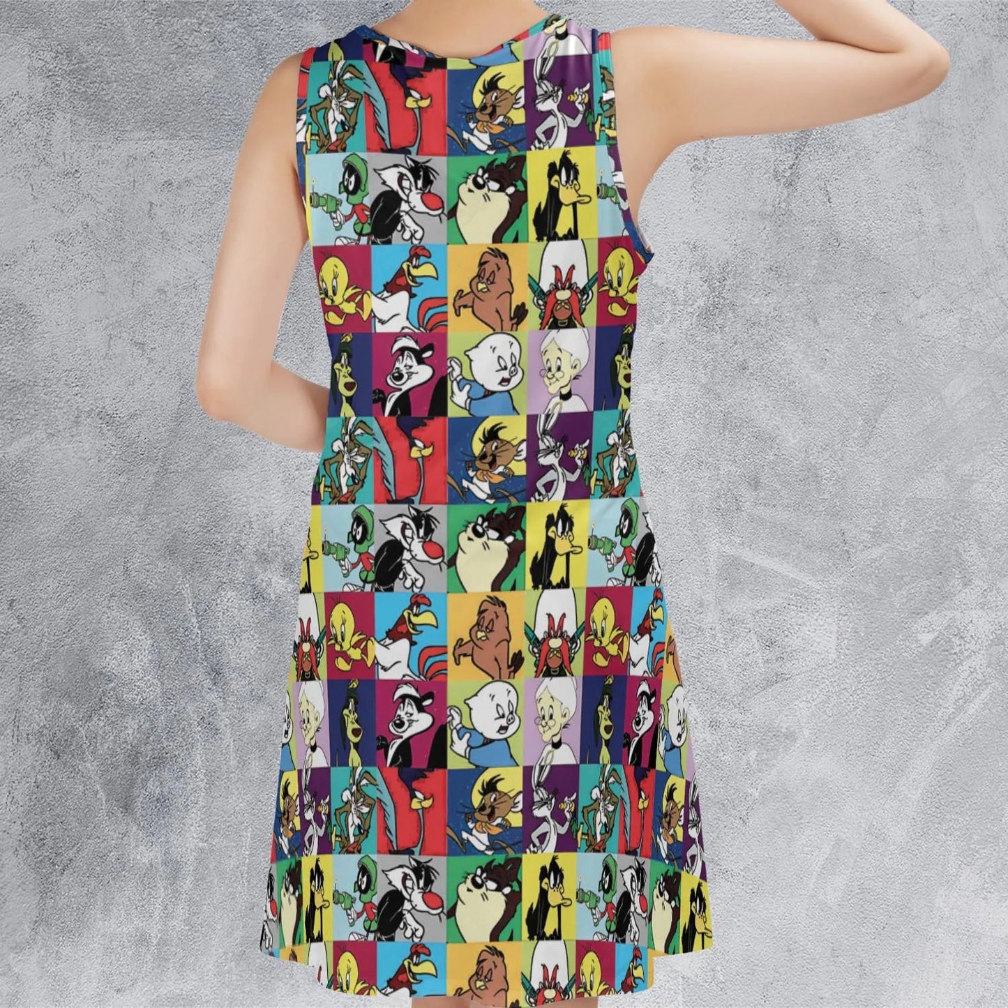 Casual Sleeveless Dress - 4UQVC5YP