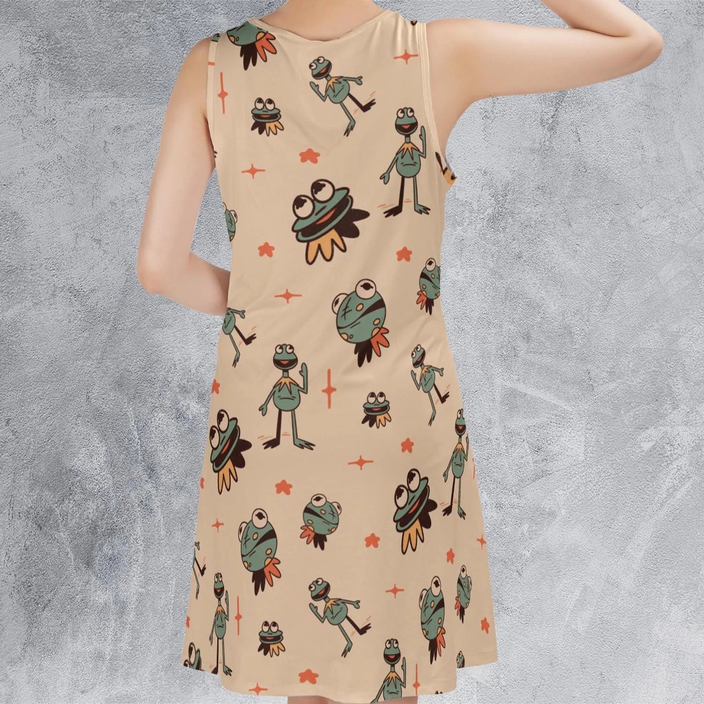 Casual Sleeveless Dress - Q82YCQ4L