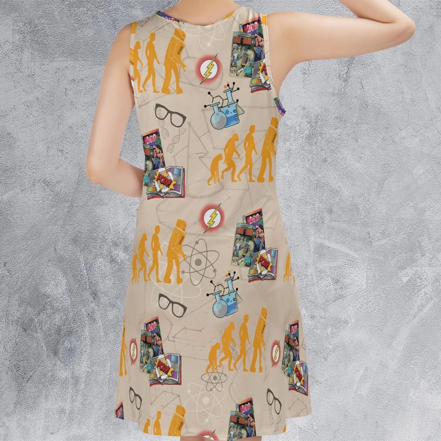Casual Sleeveless Dress - GXGX1BXD